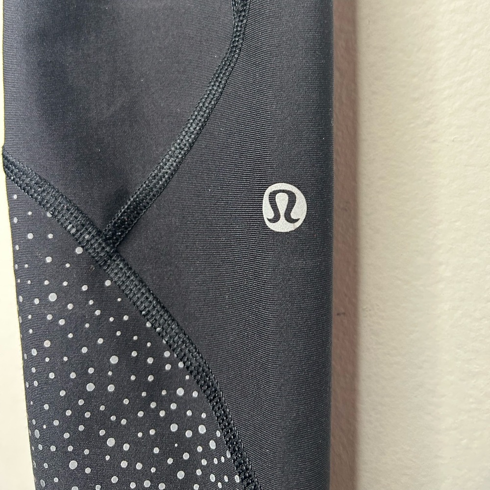 Lululemon Tight Stuff Tight II 25" Black Running Workout Activewear Legging sz 2 - Picture 8 of 11